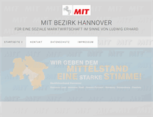 Tablet Screenshot of mit-bezirk-hannover.de